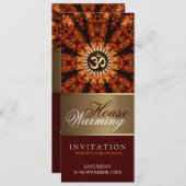 新築祝い オーム サンシャイン パーティー ご招待 招待状 (正面/裏面)