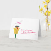 新築祝い カード (黄色い花)
