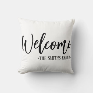 新築祝い ギフト / 家族名 オーダーメイド / 個人用 クッション