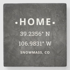 新築祝い　最初の家　新居　引越し祝い ストーンコースター