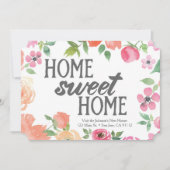 新築祝い 5x7 招待状 (ホーム スイート ホーム) (正面)