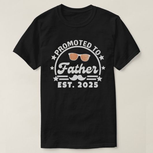 新米パパになる予定 2025 Tシャツ (デザイン正面)