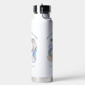 新米パパのためのファーストファーザーズデー水筒 ウォーターボトル (左面)