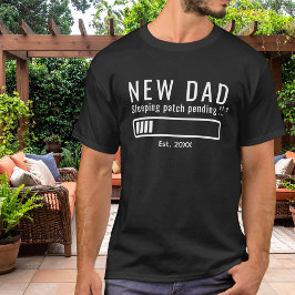 新米パパの低バッテリー Tシャツ