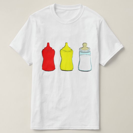 新米パパのTシャツ Tシャツ (デザイン正面)