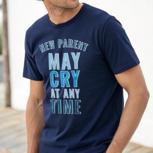 新米パパは泣いてもいい FunnyスローガンTシャツ Tシャツ