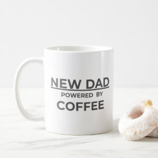 新米パパへのコーヒーマグ – コーヒーに支えられて – ギフト コーヒーマグカップ