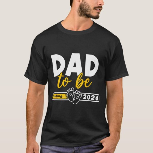 新米パパロード中!2026年パパデビュー予定 Tシャツ (正面)