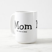 新米ママに贈るママへのギフト コーヒーマグカップ (正面左)