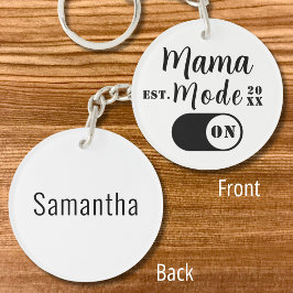 新米ママのための記念品 年号入り Mama Mode オリジナル キーホルダー