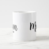 新米ママへのギフト ジャンボコーヒーマグカップ (正面)
