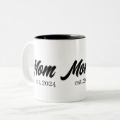 新米ママへのギフト ツートーンマグカップ (正面左)