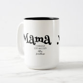 新米ママへのギフト ツートーンマグカップ (正面左)