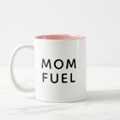 新米ママへのギフト モダンママの活力コーヒーマグ ツートーンマグカップ (左)