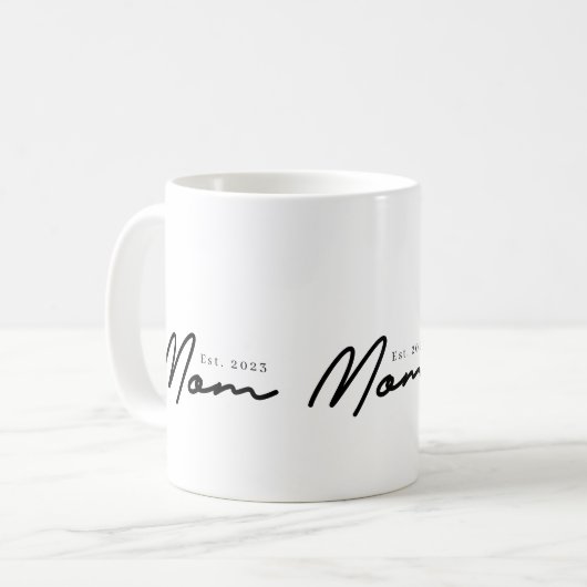新米ママギフト コーヒーマグカップ (正面左)