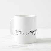 新米ママギフト コーヒーマグカップ (正面左)