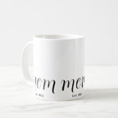 新米ママギフト コーヒーマグカップ (正面左)