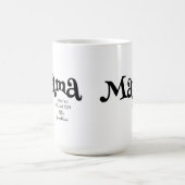 新米ママギフト コーヒーマグカップ (中央)