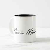 新米ママギフト ツートーンマグカップ (正面左)