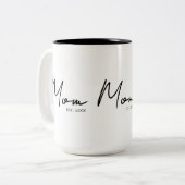 新米ママギフト ツートーンマグカップ (正面左)