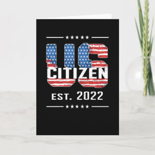 新米市民2022アメリカ誇りを持った市民権アメリカ カード