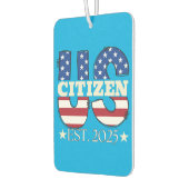 新米市民Est 2025アメリカ移民の市民 カーエアーフレッシュナー (左)