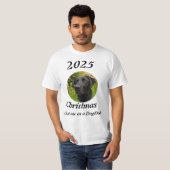 新米犬パパのクリスマス写真 Tシャツ (正面フル)