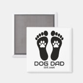 新米犬パパ記念日 マグネット (正面/裏面)