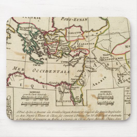 新約聖書の地域 マウスパッド (正面)