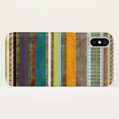 新素晴らししいiPhone Xグランギーストライプのアート Case-Mate iPhoneケース (裏面(横))