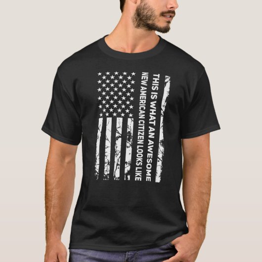 新素晴らし米国民は米国市民に似ている Tシャツ (正面)