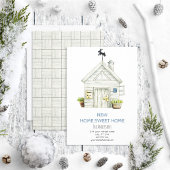 新素朴しいホームスイートホームムービングアナウンスメント 案内状