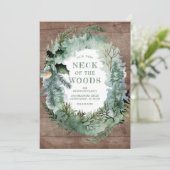 新素朴しい首の森の松の木が動く 案内状 (スタンド正面)