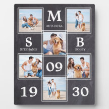 新素朴婚結婚の写真パーソナライズされたコラージュ