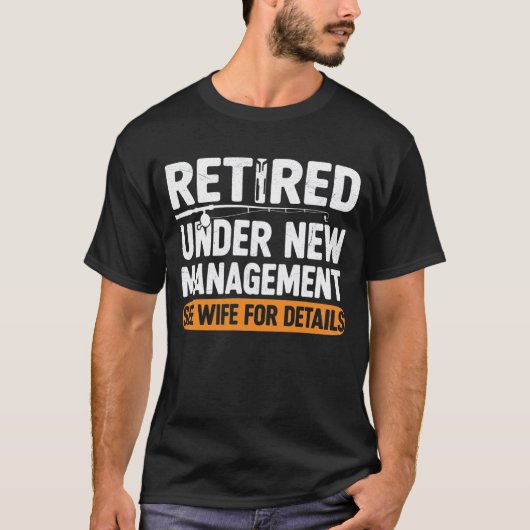 新経営体制により引退しました 詳細は妻までお問い合わせください Tシャツ (正面)