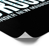 新経営陣の下おもしろいで新郎を生む ポスター (角)