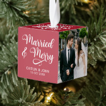 新結婚したメリー婚1stクリスマスフォトフレーム