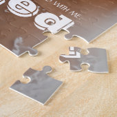 新結婚した婚バレンタインデー結婚の写真 ジグソーパズル (側面)