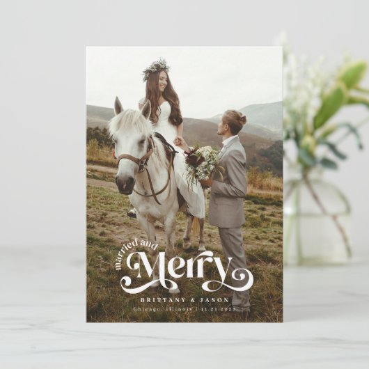 新結婚した婚メリーヴィンテージ シーズンカード (スタンド正面)