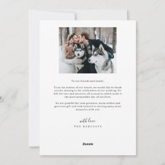 新結婚した婚メリーヴィンテージ シーズンカード (裏面)