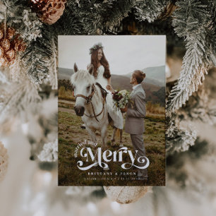 新結婚した婚メリーヴィンテージ シーズンカード