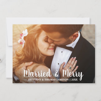 新結婚した規の結婚写真カードW シーズンカード