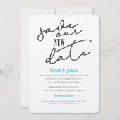 新結婚日救延期 招待状 (正面)