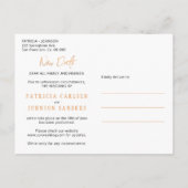 新結婚期日の延期計画 案内ポストカード (裏面)