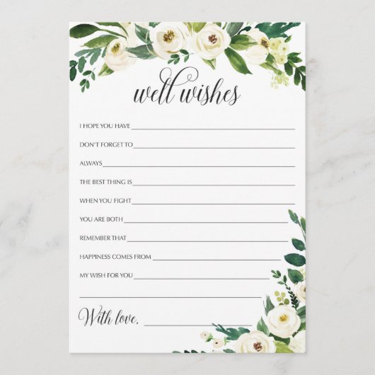 新結婚郎新婦のお祝い カード (正面)