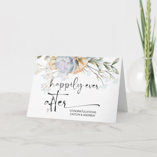 新結婚郎新婦結婚おめでとう カード (正面)