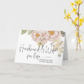 新結婚郎新婦結婚おめでとう カード (黄色い花)