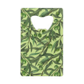 新緑のオリーブの枝 クレジットカード栓抜き (裏面)