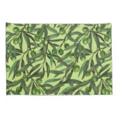 新緑のオリーブの枝 枕カバー (裏面-右)
