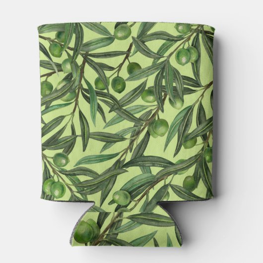 新緑のオリーブの枝 缶クーラー (裏面)